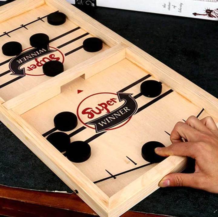 Desktop Games Bouncing Chess Hockey Game Slingshot Board Game-xinru