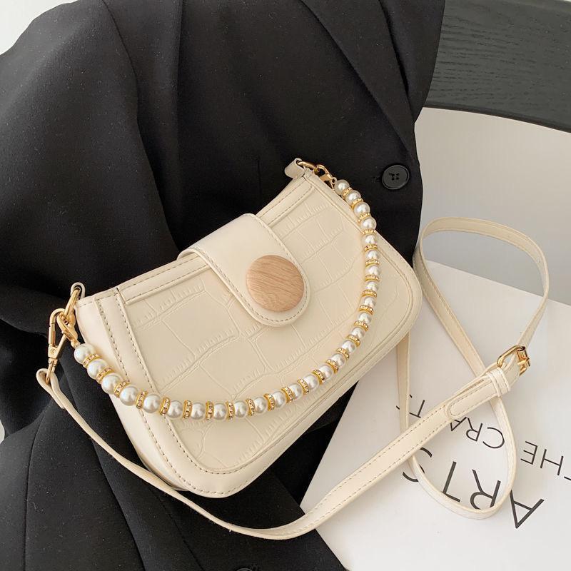 パールチェーンショルダーバッグ-xinru shop