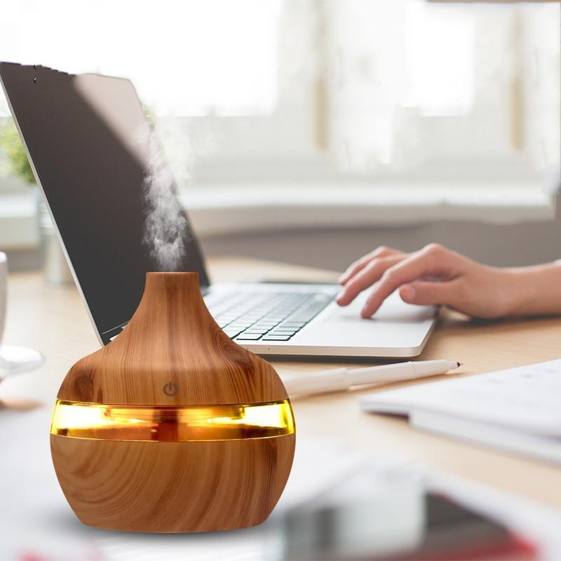 Creative Home Wood Grain Aroma Diffuser USB Humidifier Aroma Diffuser-xinru