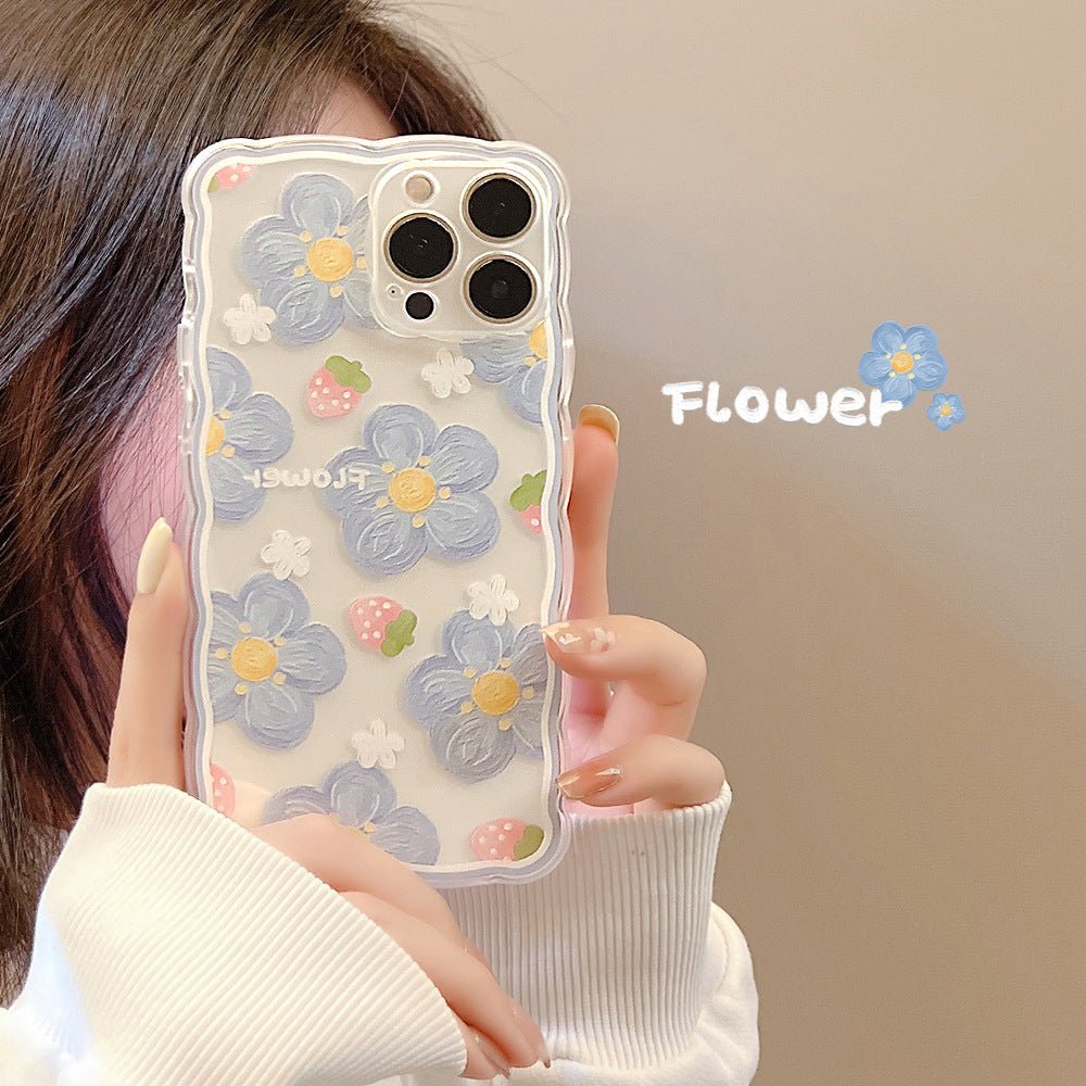 Soft Wavy Flower Case-xinru