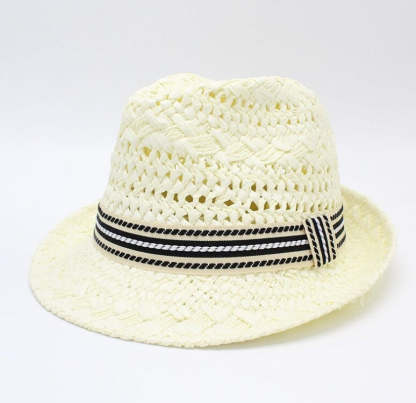 Men's Straw Fedora Vintage Panama Hat-xinru