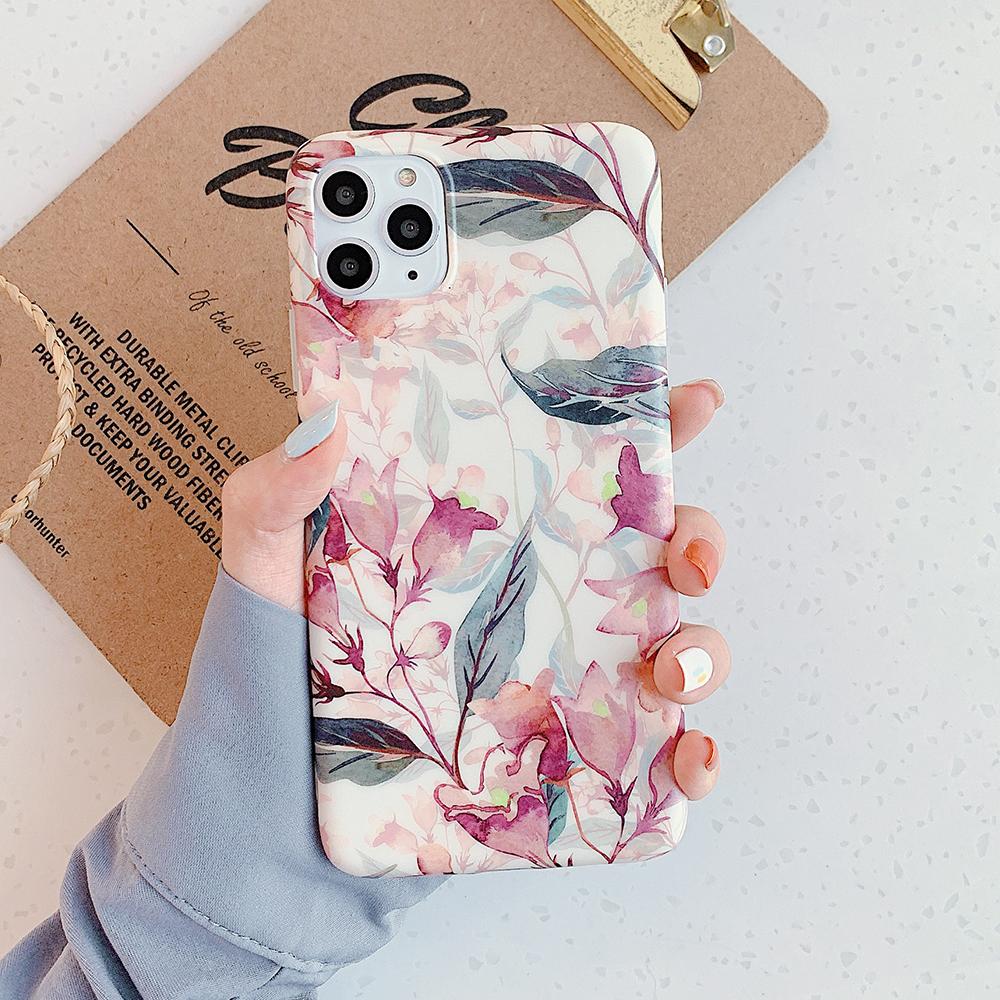 Retro Watercolor Flower Case-xinru