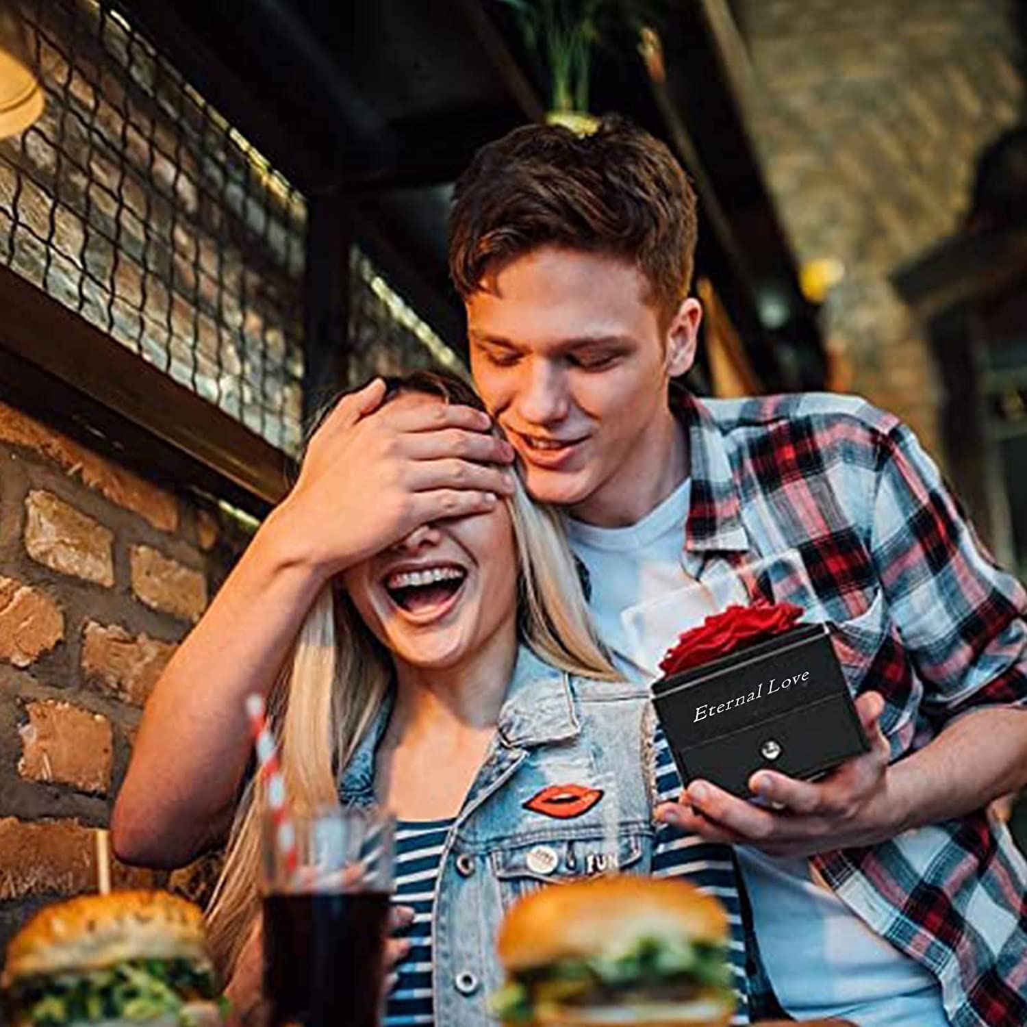 Mother's Day Gift Rose I Love You Necklace In 100 Languages-xinru