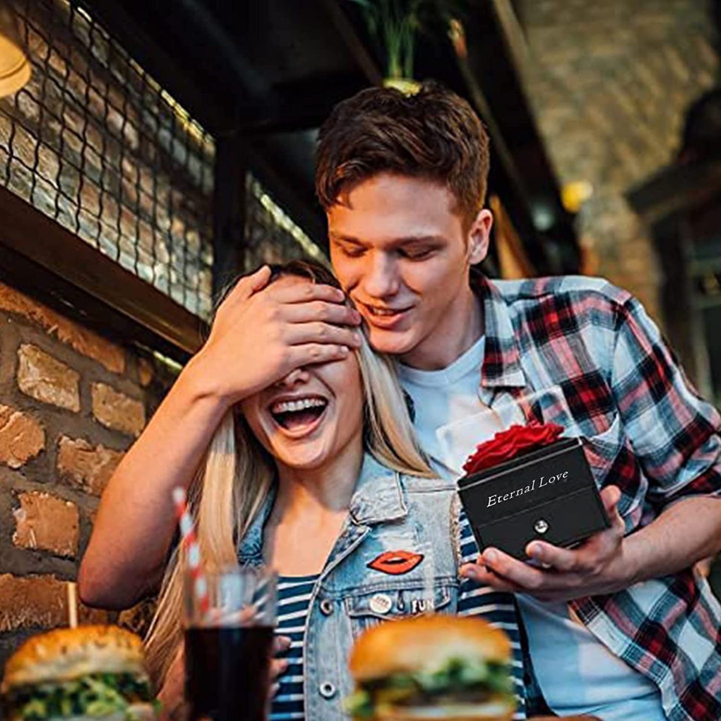 Mother's Day Gift Rose I Love You Necklace In 100 Languages-xinru