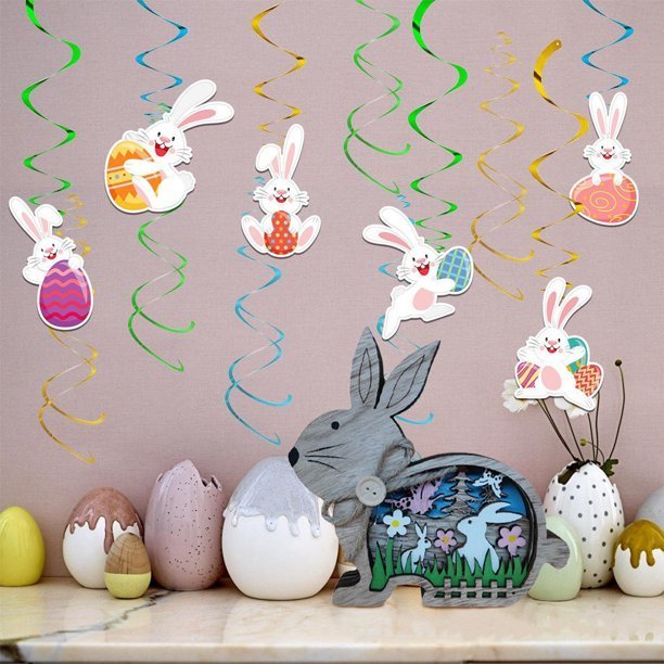 Easter Bunny Wooden Crafts-xinru