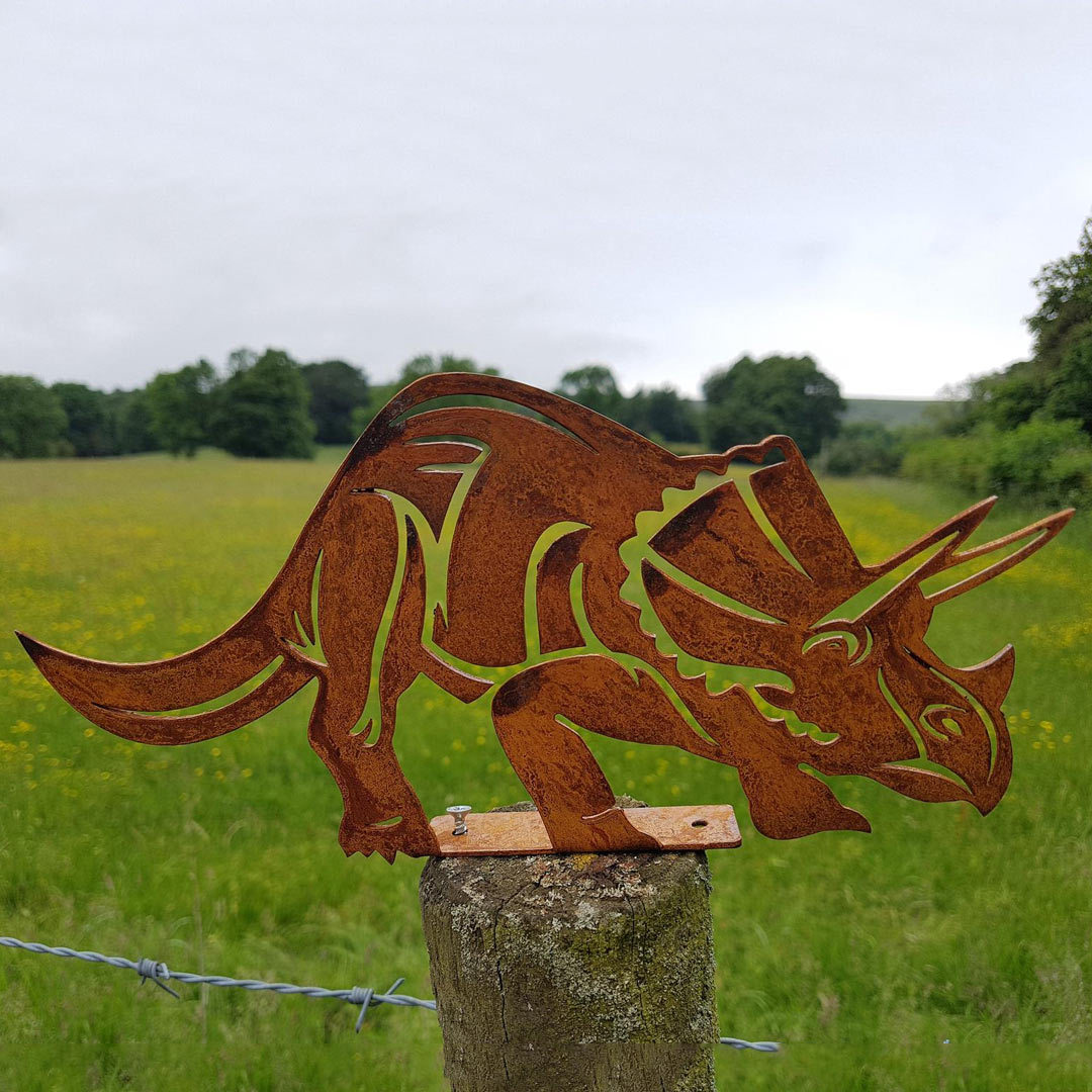 Garden Decoration Dinosaur Ornaments Indoor and Outdoor Metal T-Rex Ornament-xinru