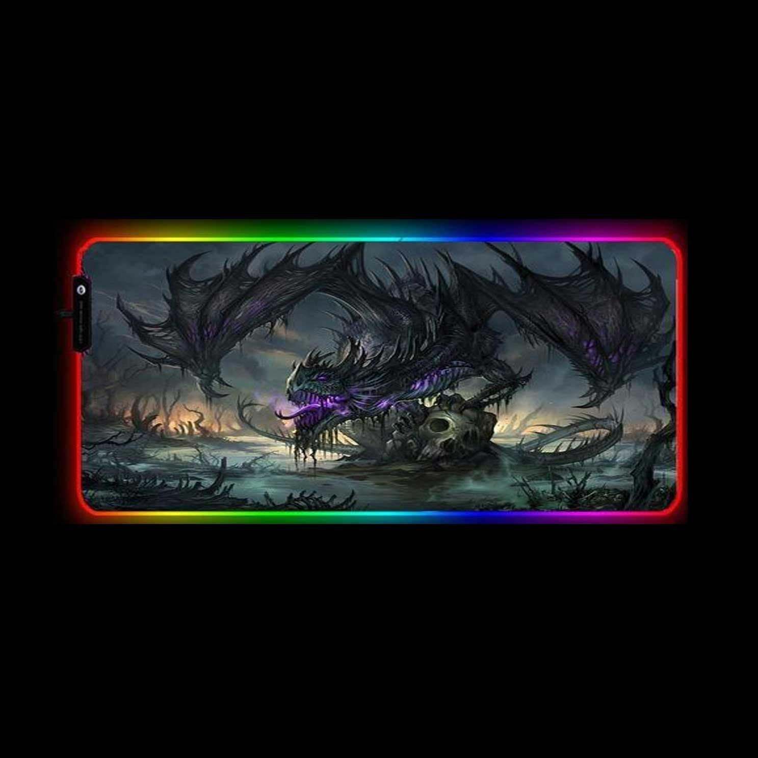 The Dragon RGB LED Mouse Mat-xinru