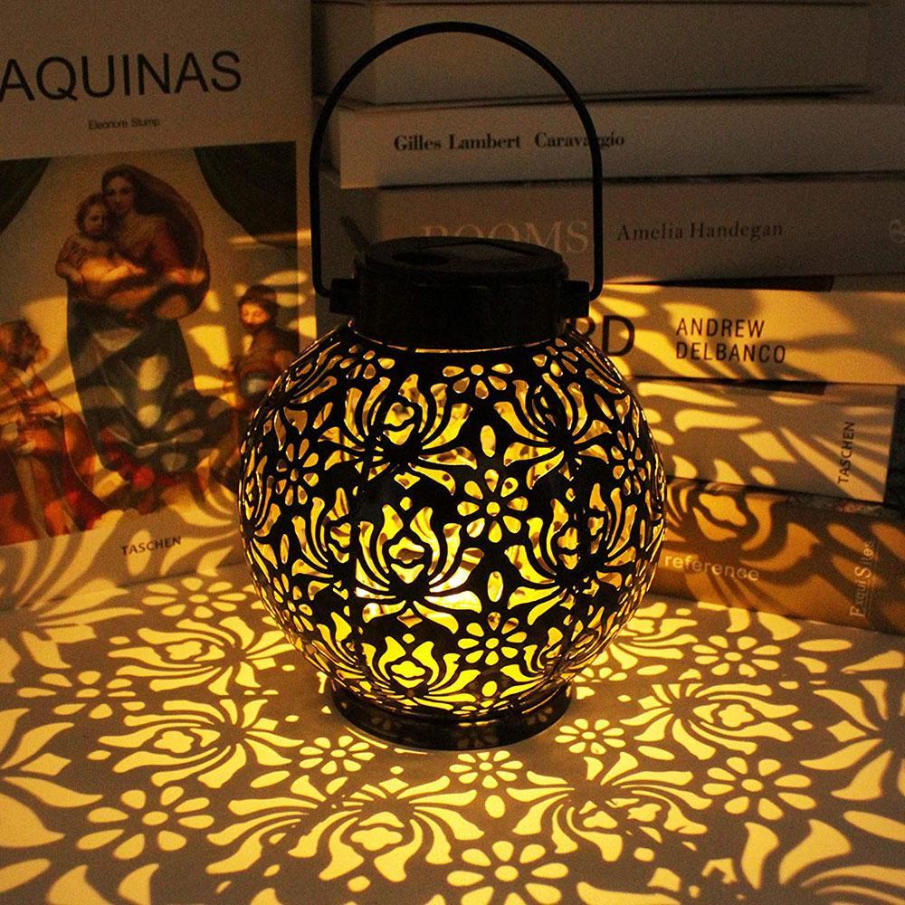 Hollowed-Out Solar Hanging Lantern-xinru shop