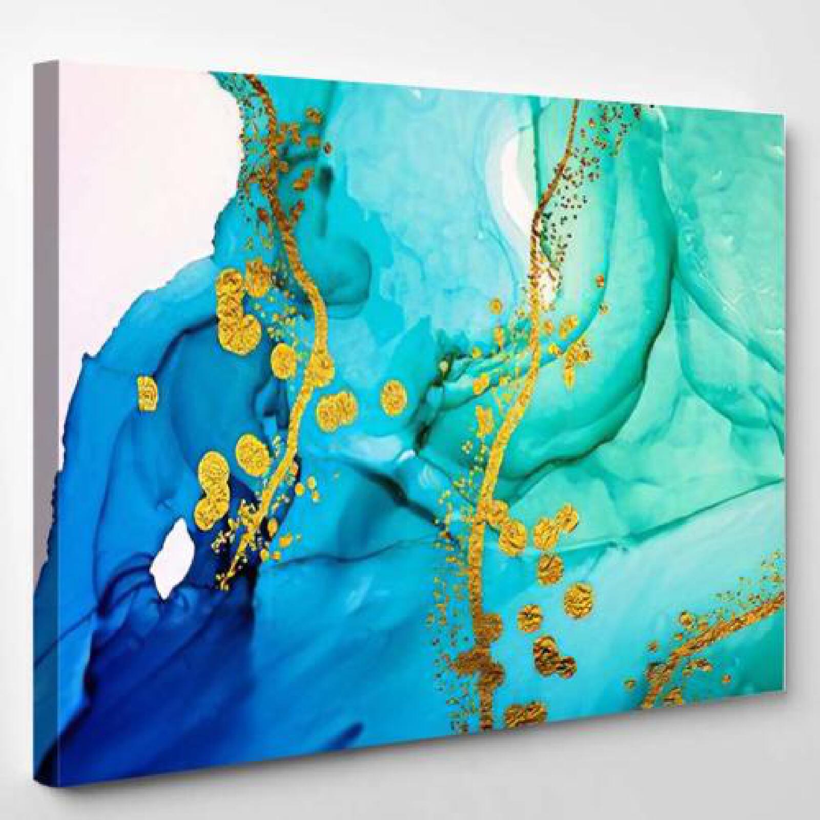 Exotic Art Golden Swirl Artistic Design-xinru shop