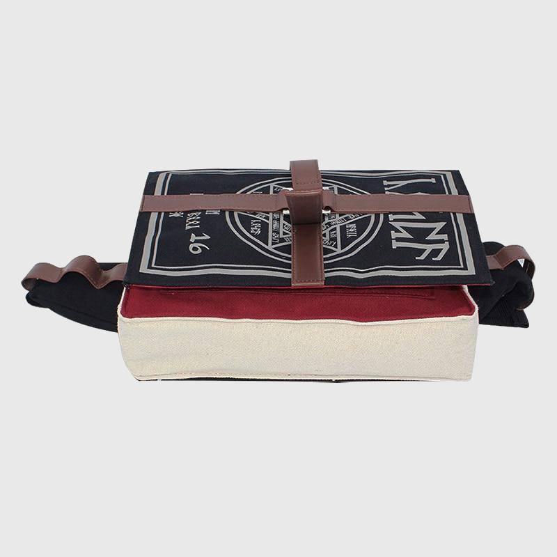 Gothic Magical Spell Book Messenger Crossbody Bag-xinru