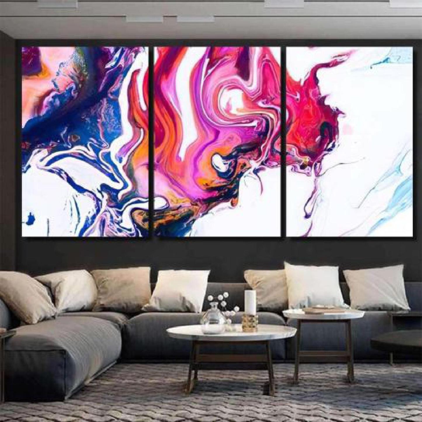 Creative Abstract Hand Painted-xinru shop