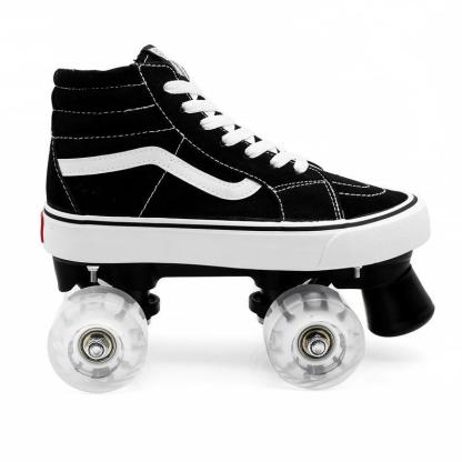 Canvas Roller Skates-Classic Black-xinru shop