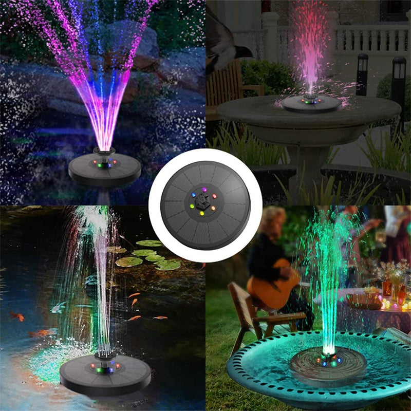 Floating Solar Bird Bath Fountain Kit Lamp-xinru