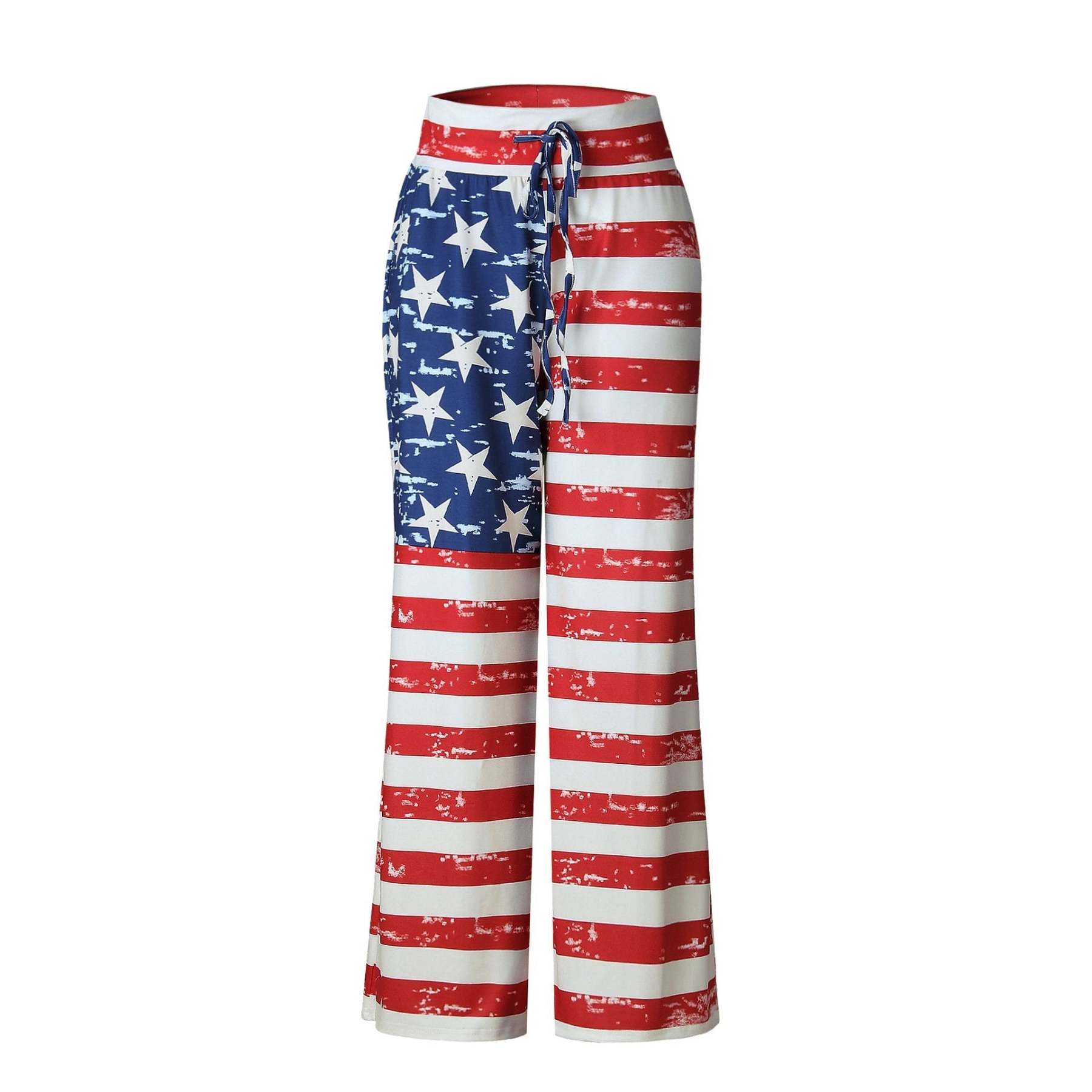 Women's Comfy Casual Pajama Pants Floral Print Drawstring Palazzo Lounge-xinru