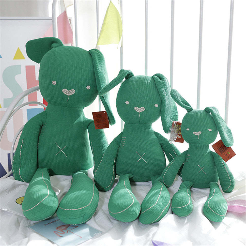 Cute Cartoon Baby Soothe Plush Rabbit Doll Children's Birthday Decoration Gift-xinru