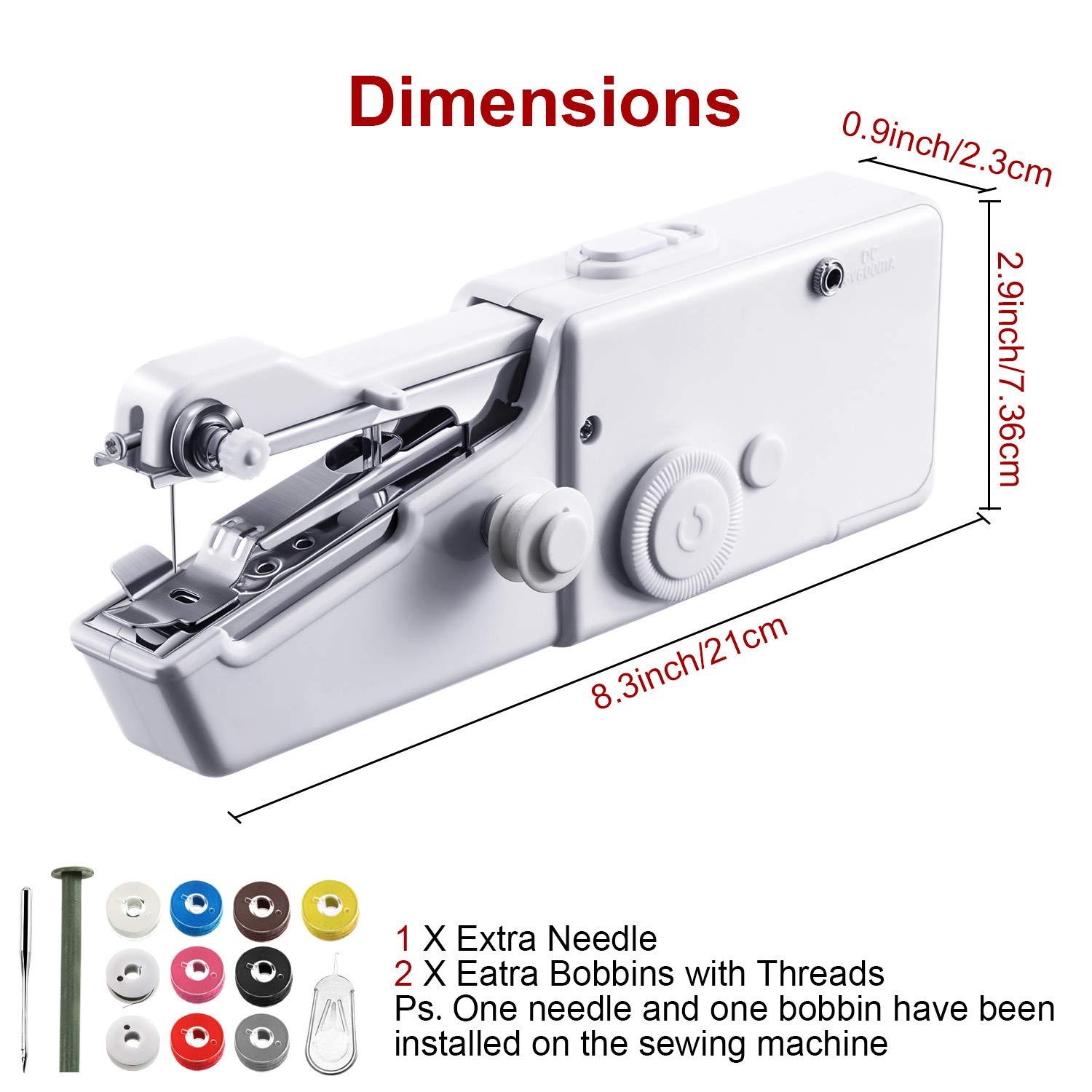 Handheld Sewing Machine Cordless Portable Electric Stitching Device-xinru