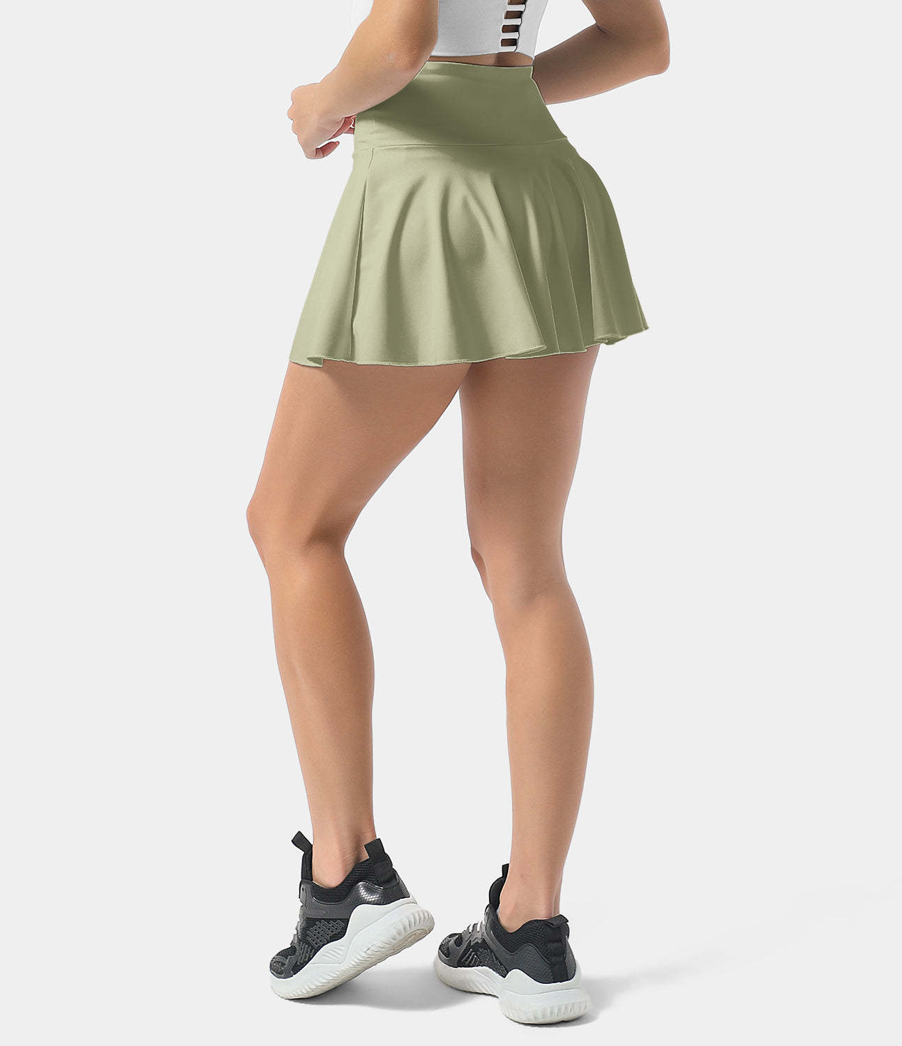 Women's Athletic High Waisted Tennis Skirts With Pockets-xinru shop