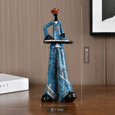 Resin Craft Music Band Statues For Decorations Creative People Ornaments-xinru