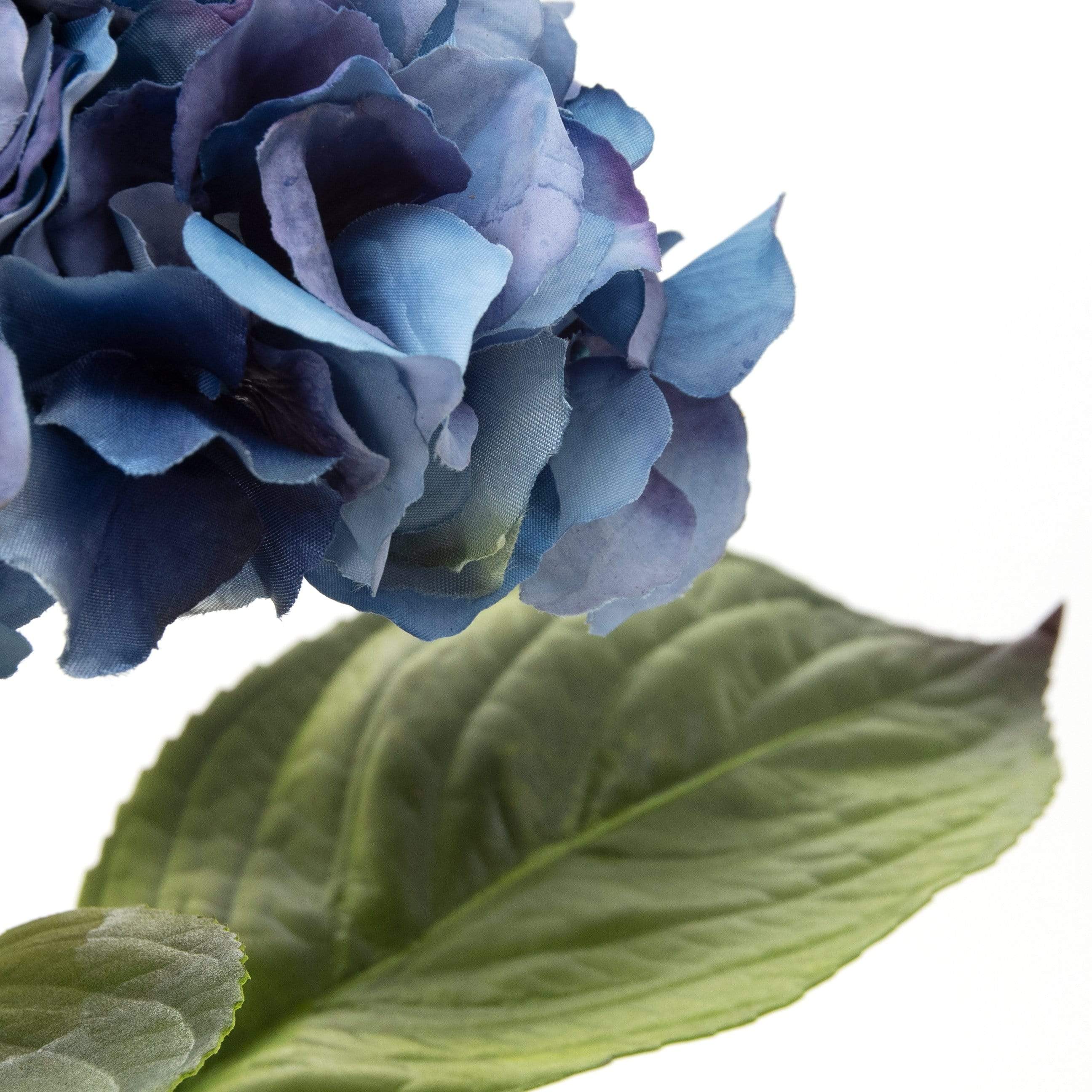 Artificial Large Single Headed Blue Hydrangea 28.5"-xinru shop