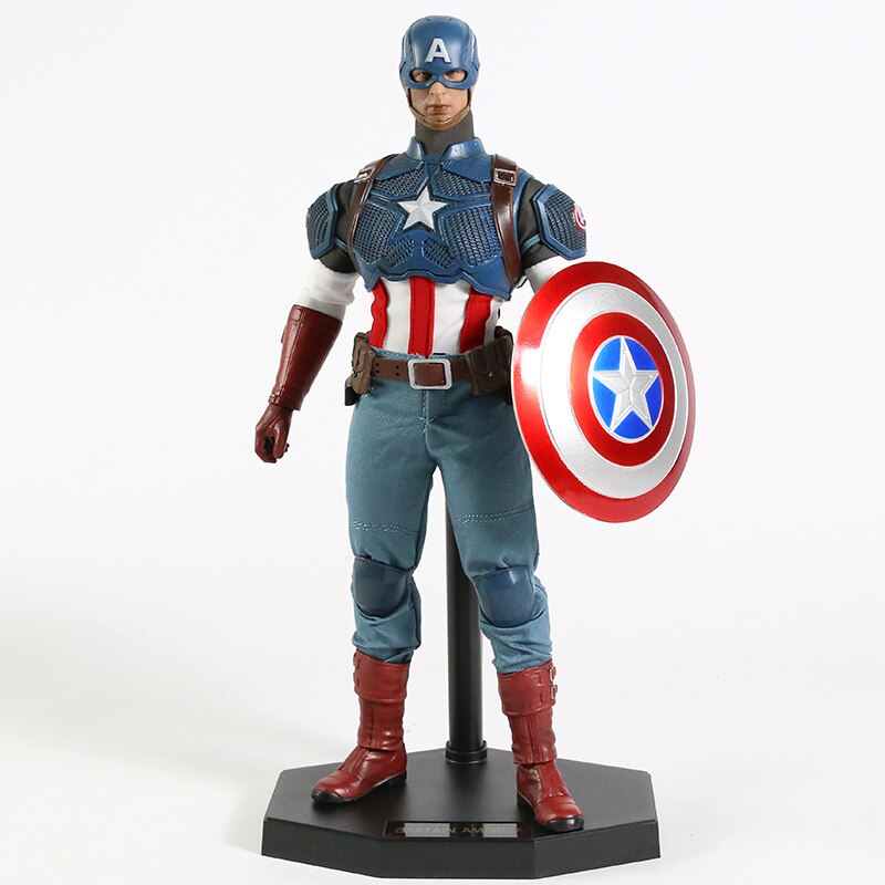 1/6 Scale SuperHero Captain America Action Figure Model Toy-xinru