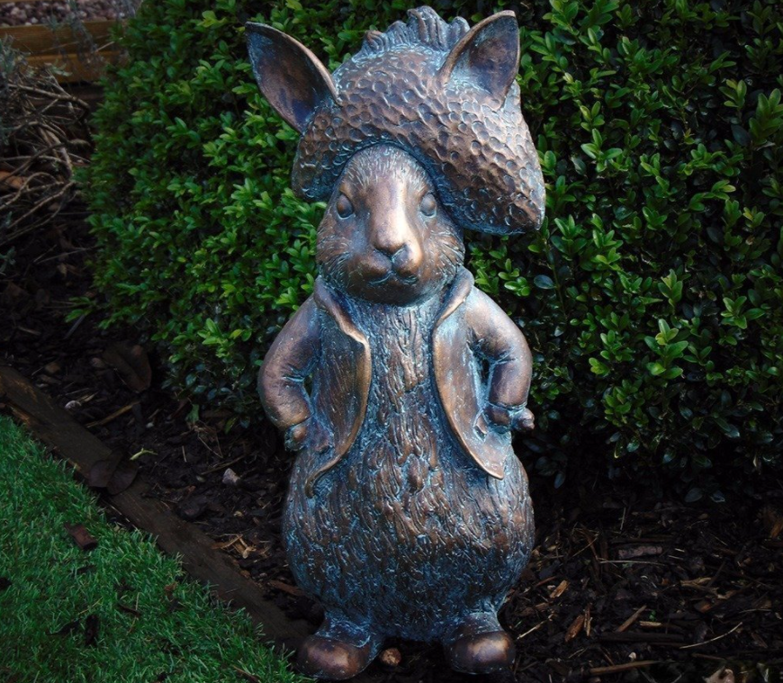 Beatrix Potter Ornament Set Hand Cast Stone Garden Resin Statue Ornament-xinru