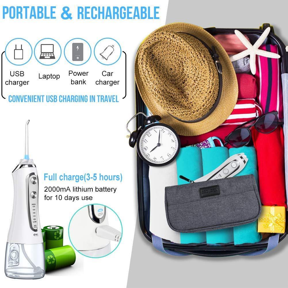 Portable Cordless Water Flosser Teeth Cleaner-xinru