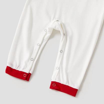 Plus Size Christmas Snowman Face and Letter Print Family Matching Long-sleeve Pajamas Sets-xinru shop