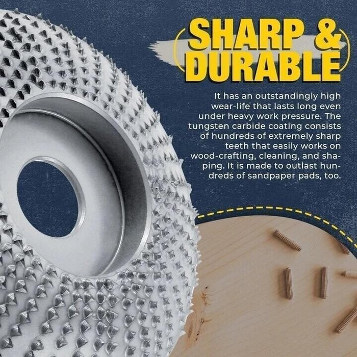 4 Inch Grinding Wheel Disc Wood Forming Wheel-xinru