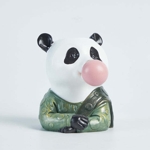 Creative Interesting Cartoon Animal Head Flowers Plant Pot-xinru