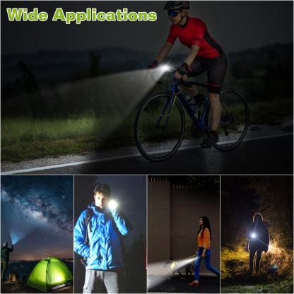 Bike Front Light Rechargeable Handlebar Head Light-xinru