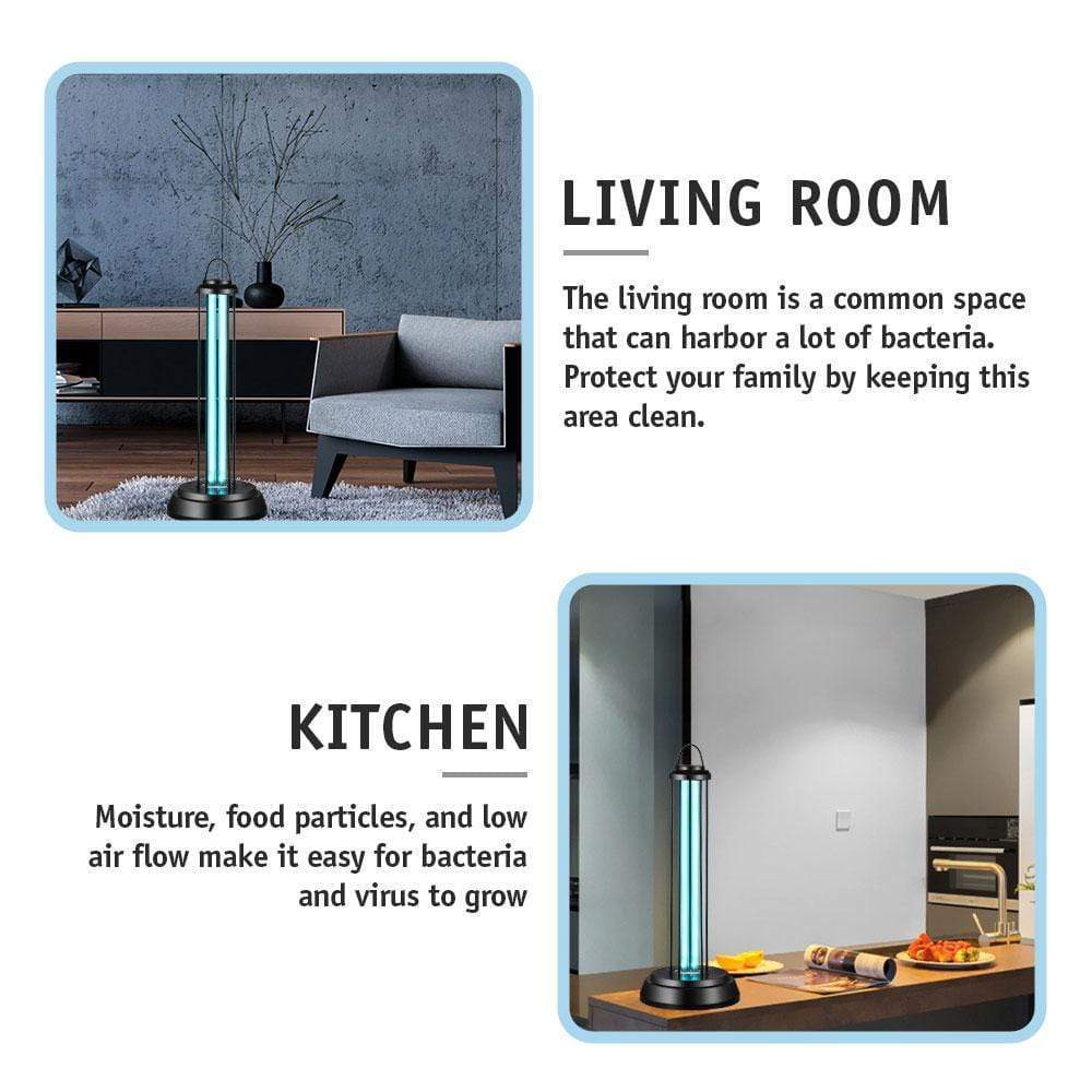 UV-C Sanitizing Light Disinfection Room Lamp: Glow Tower-xinru shop