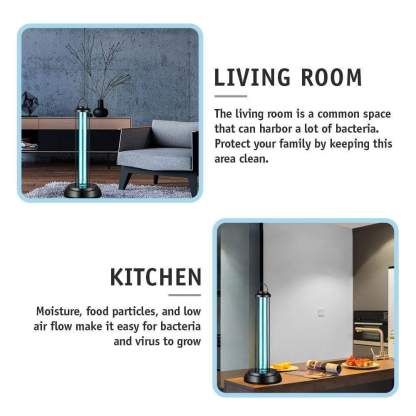UV-C Sanitizing Light Disinfection Room Lamp: Glow Tower-xinru shop