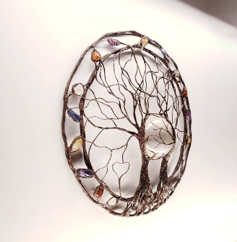 Circle Of Life Metal Tree Wall Art-xinru