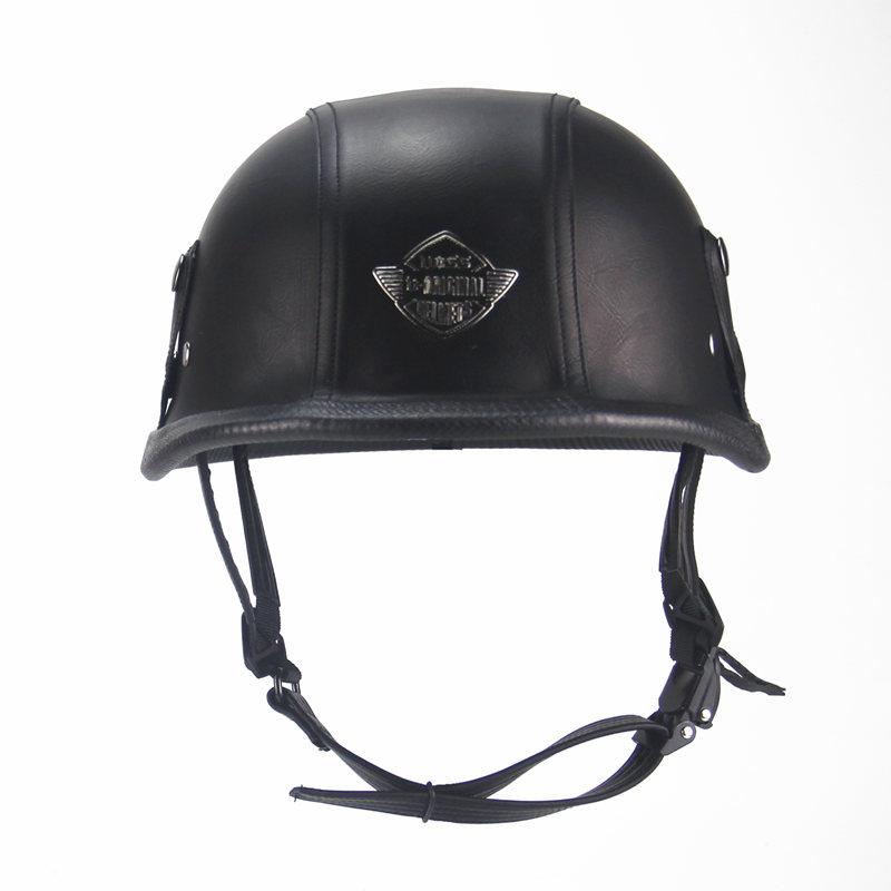 Open Half Helmet German WWII Style Motorcycle Harley Helmet-xinru