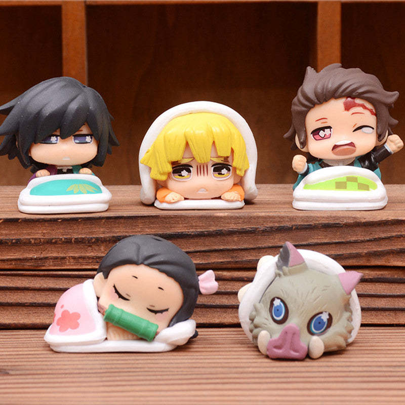 Kawaii Demon Slayer Action Figure PVC Model Toys-xinru