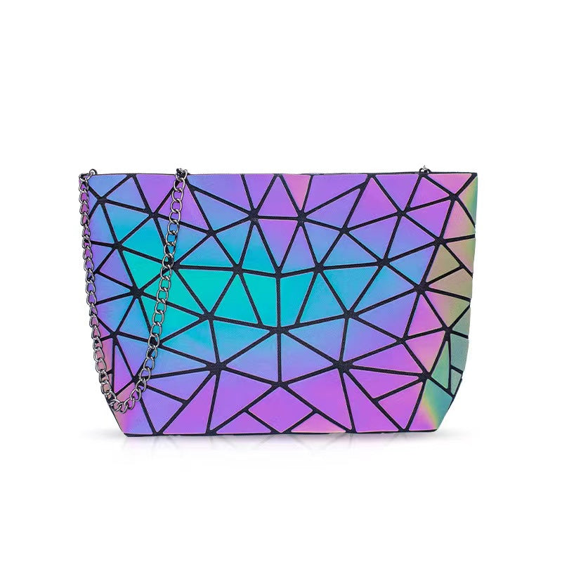 Women's Glowing Geometric Fashing Tote-xinru