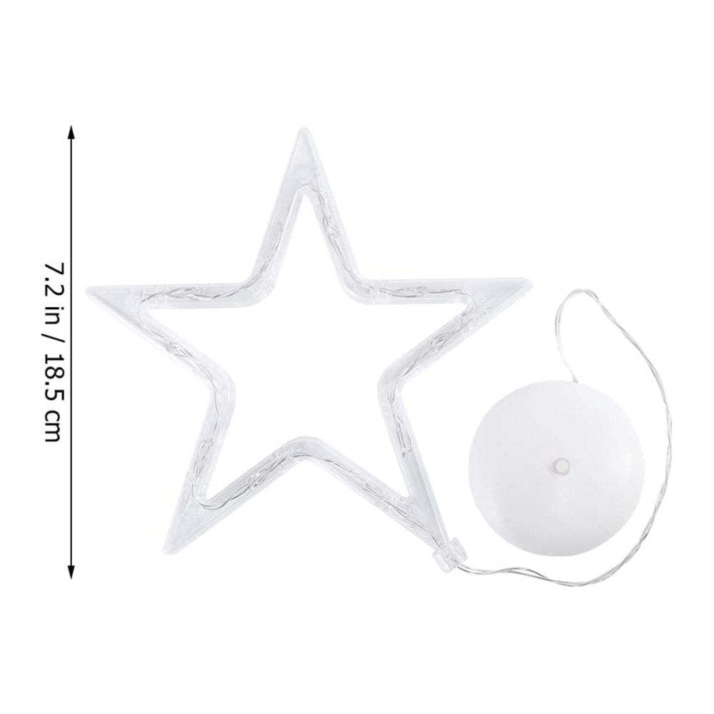 Christmas Lights LED Window Sucker Lamp Battery-Operated for Window Decorations-xinru shop