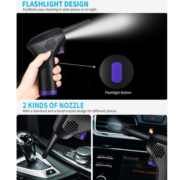 Portable Cordless Air Cars Keyboards Dust Collector Cleaning Tools-xinru