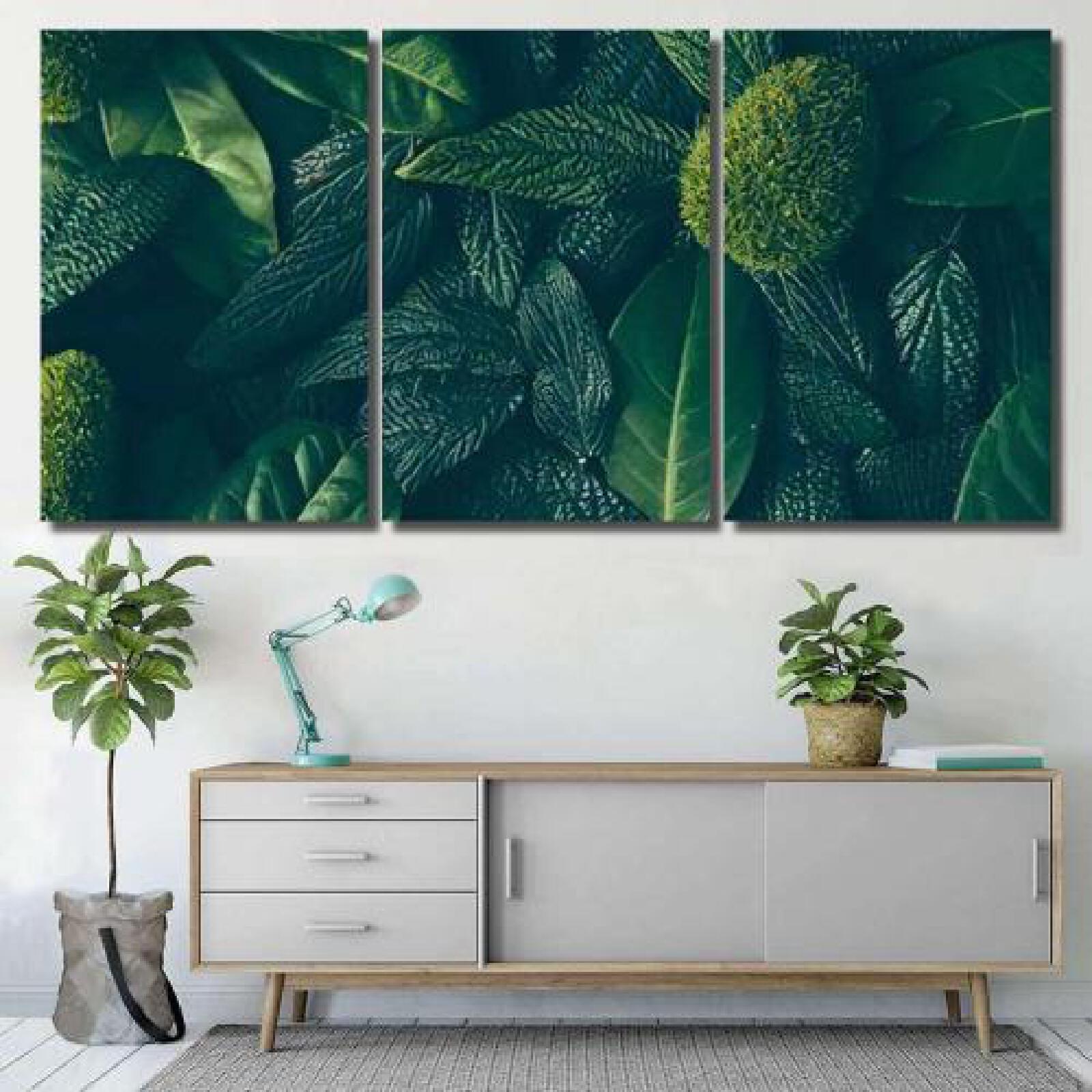 Creative Layout Green Leaves Flat-xinru shop