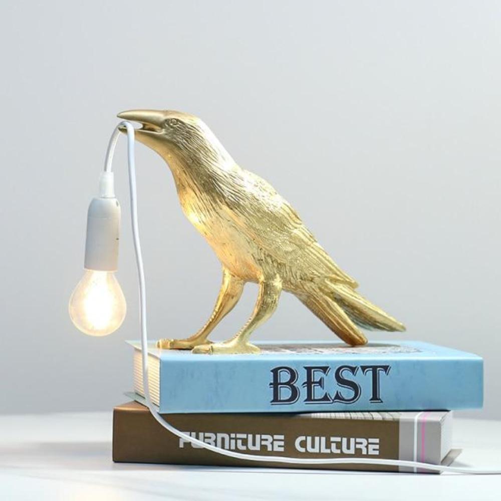 Auspicious Bird Raven Standing Table Lamp-xinru
