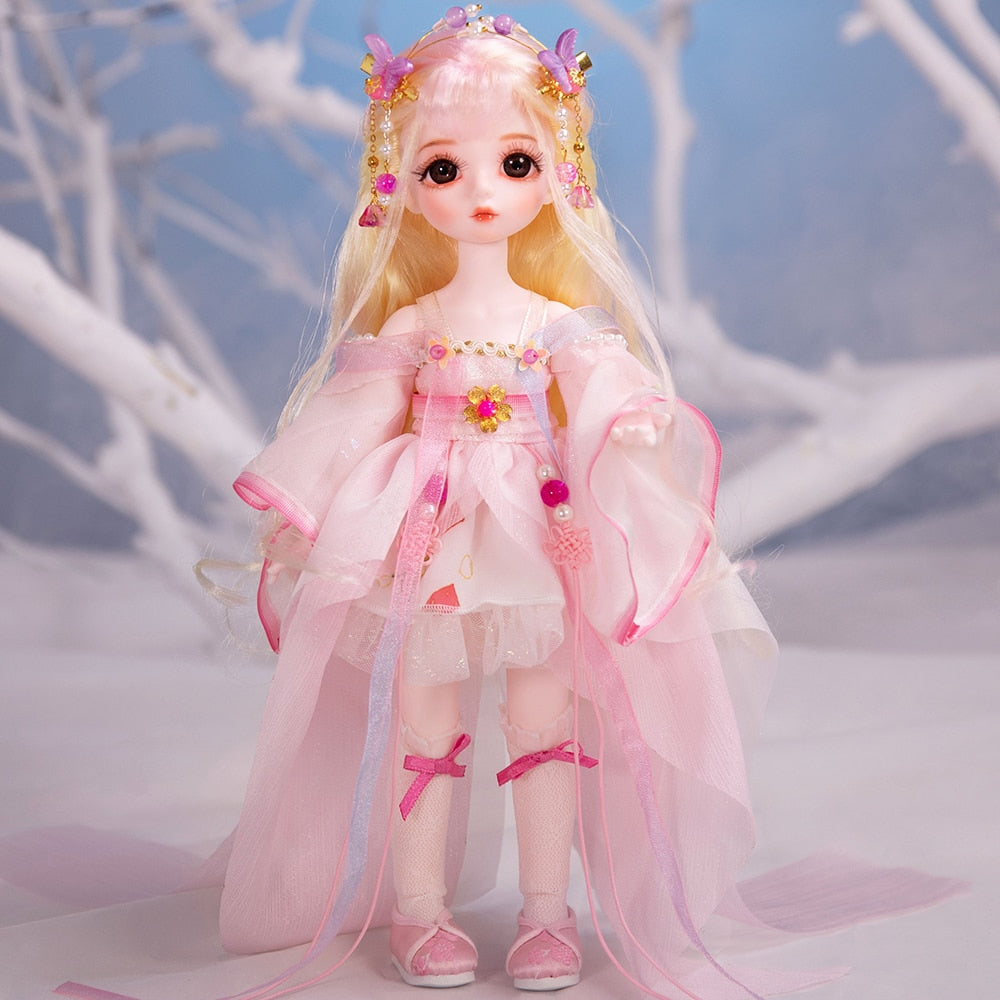 1/6 Fairy Dolls BJD Ball Jointed Doll Full Set-xinru