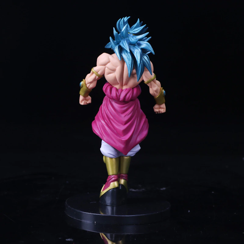 Dragon Ball Z Broly Pvc Figurine Super Saiyan Blue Broli Collection Model Figure 20cm-xinru