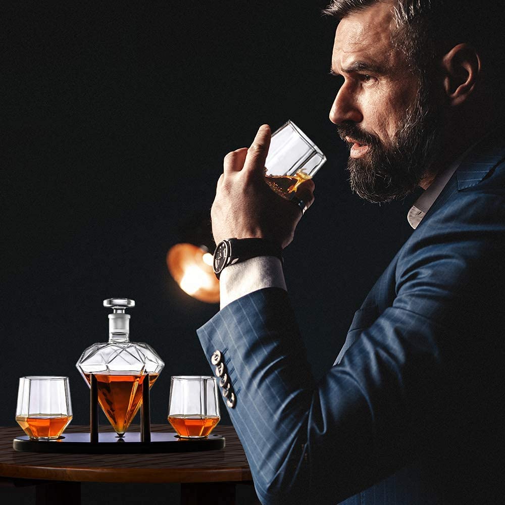 Diamond Jubilee Decanter閿?Decanter & Rack閿?-xinru shop