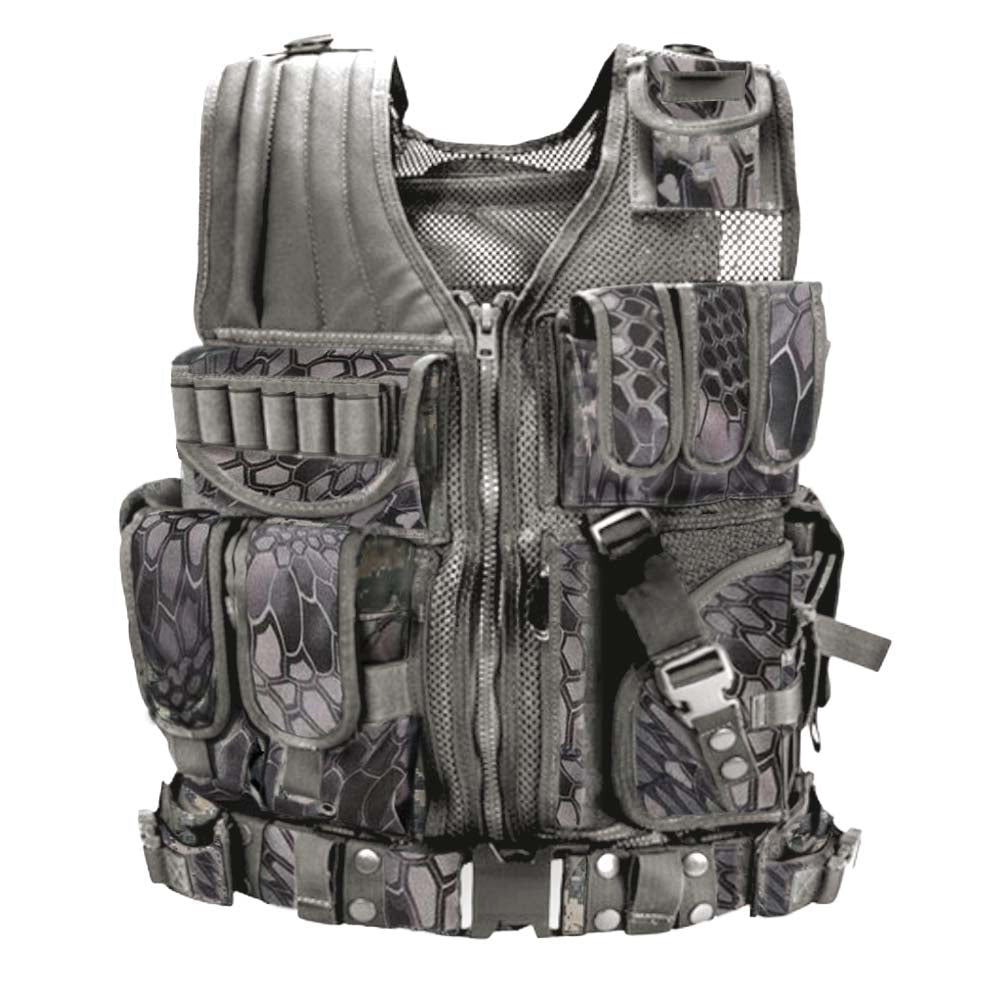 Tactical Vest Durable Mesh Vest with Detachable Belt-xinru shop