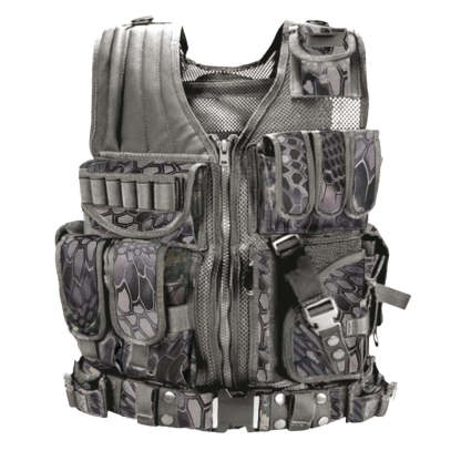 Tactical Vest Durable Mesh Vest with Detachable Belt-xinru shop