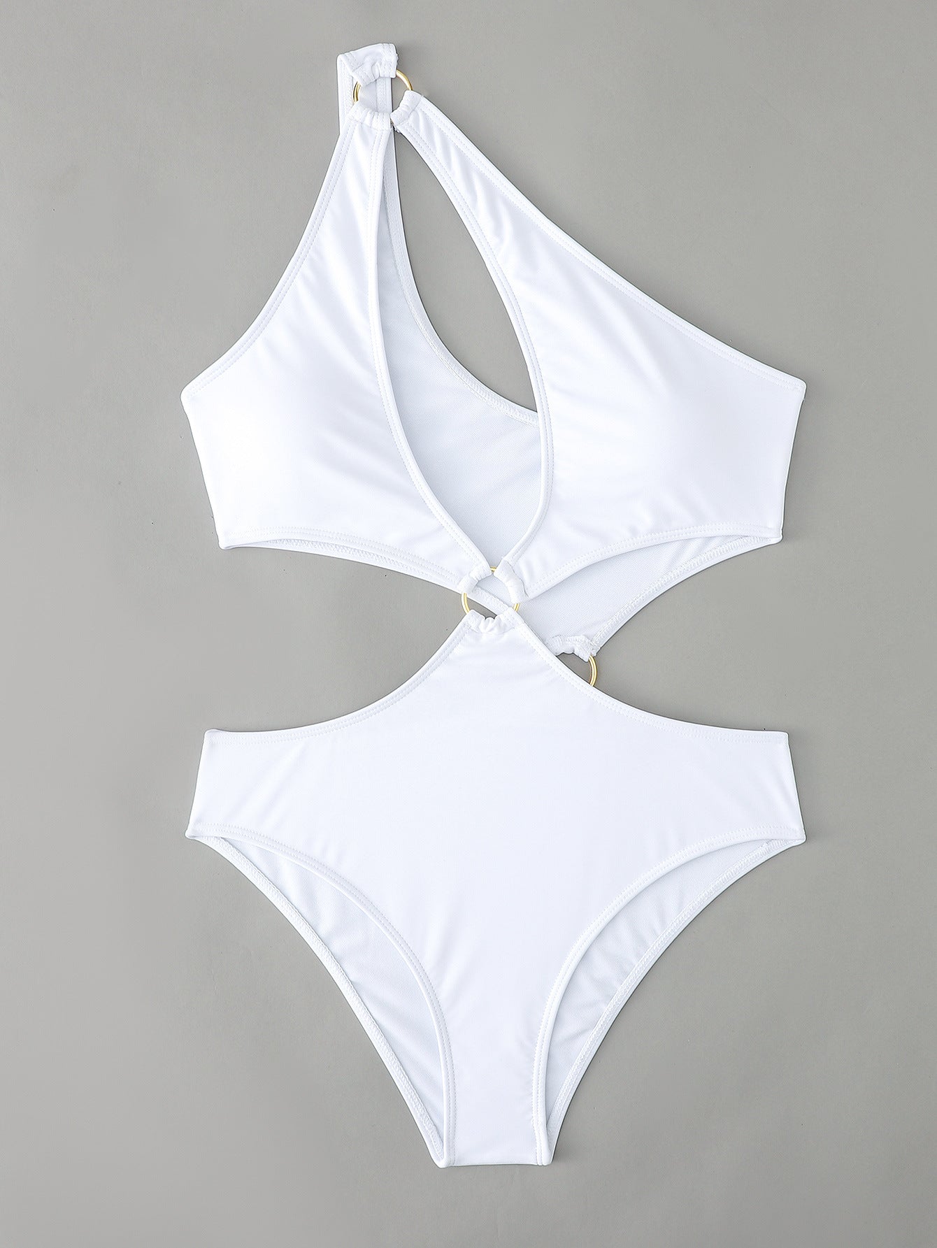 Cutout Mesh One Piece Swimsuit-xinru shop