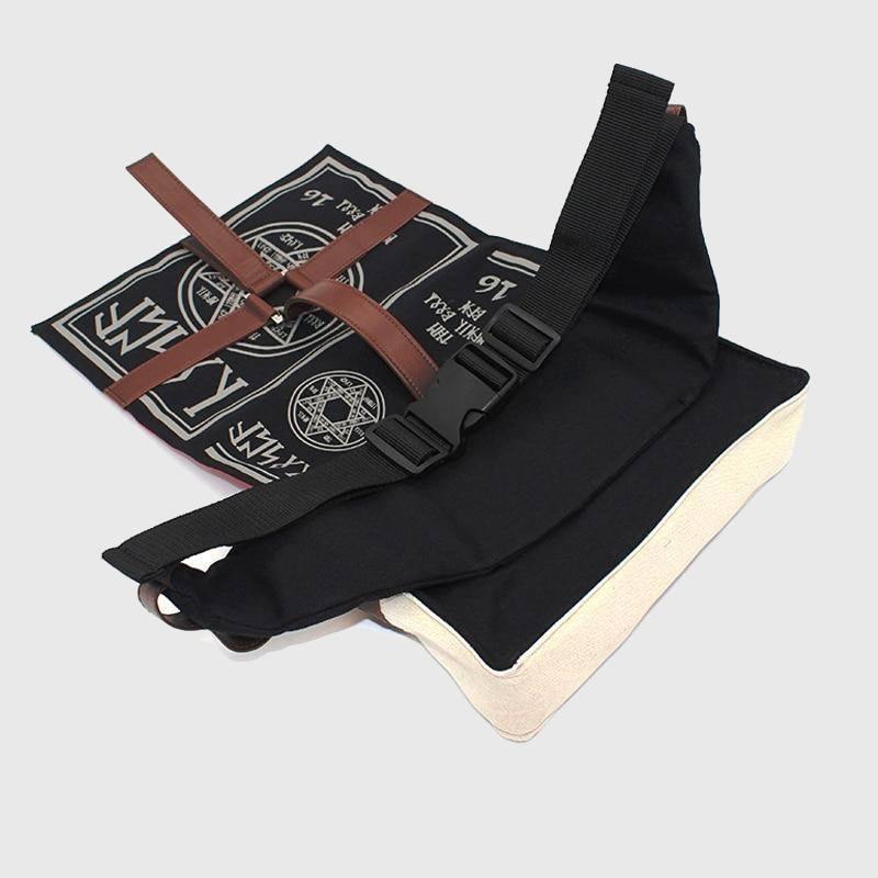 Gothic Magical Spell Book Messenger Crossbody Bag-xinru
