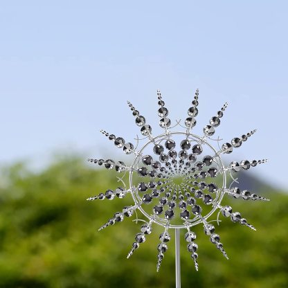 Magical Metal Windmill Kinetic Metal Wind Spinners-xinru