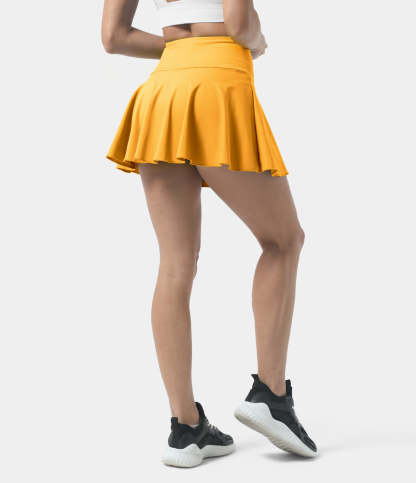 Women's Athletic High Waisted Tennis Skirts With Pockets-xinru shop