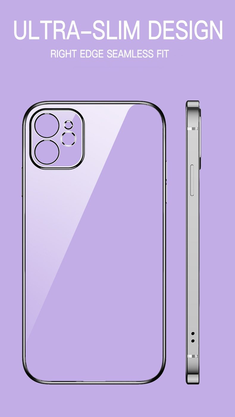 Electroplated Square Case-xinru